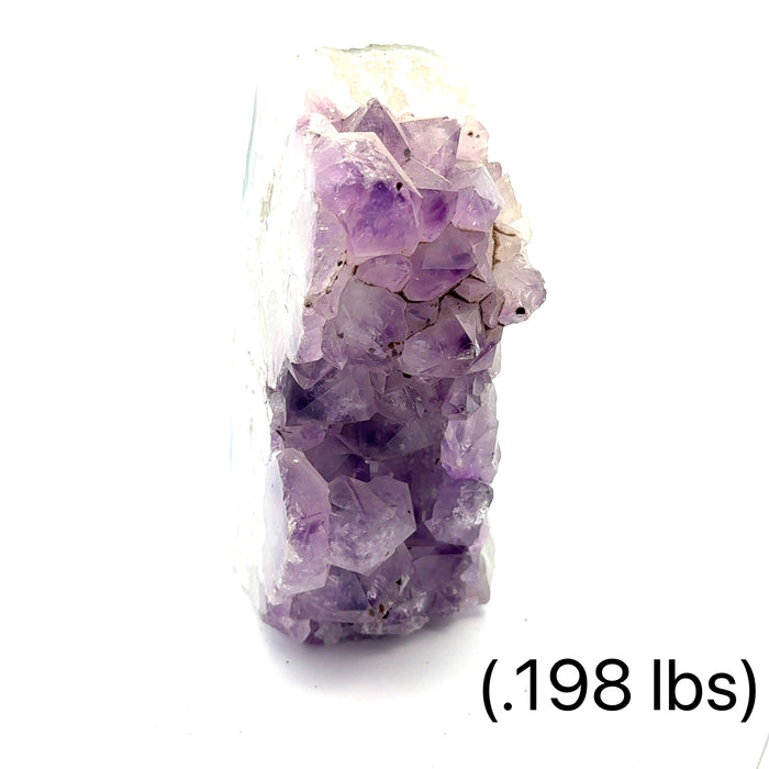 One Amethyst - two polished sides (.198 lbs.) gemstone