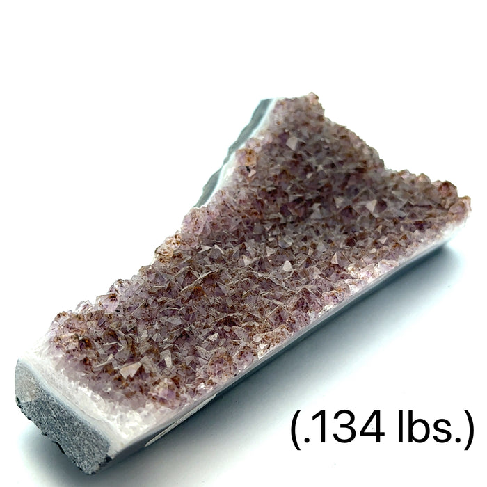 One Amethyst - one side polished (.134 lbs.) Gemstone