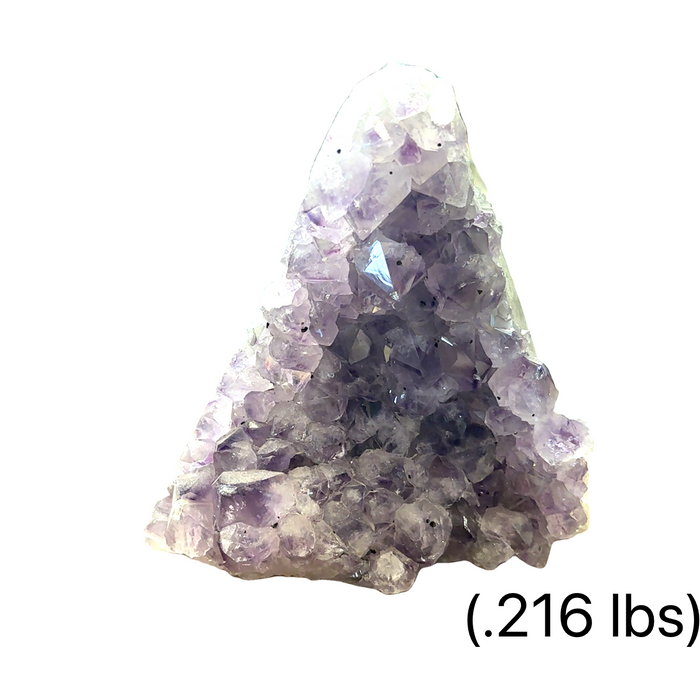 One Amethyst - two sided polished (,216 lbs.) gemstone