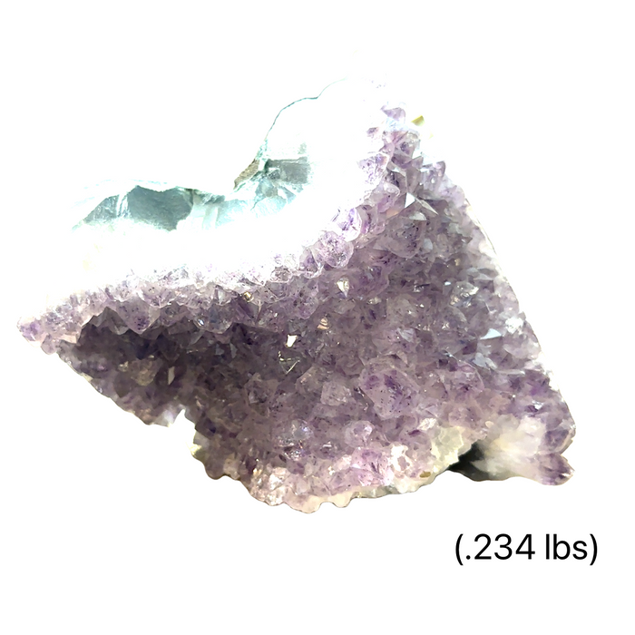 One Amethyst - two sided polished (.234 lbs.) Gemstone