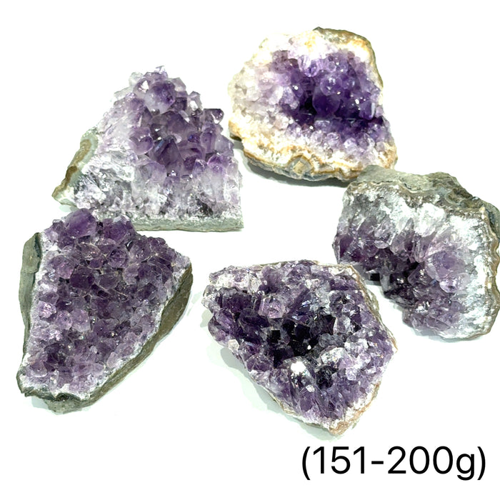 One Large raw amethyst gemstone Slab (151-200g)