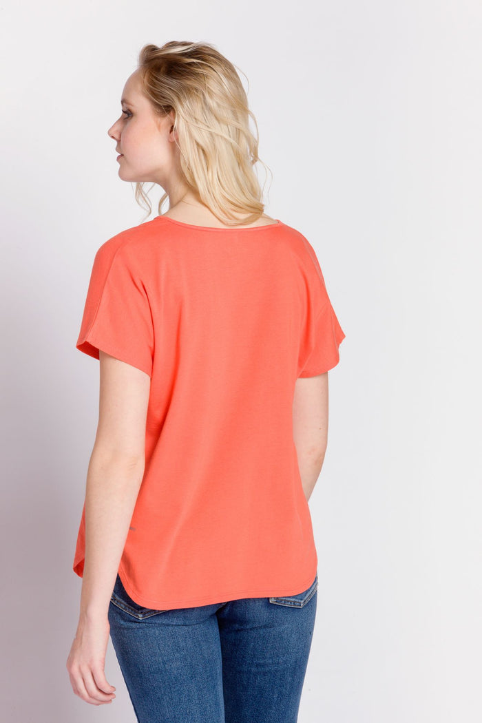 Amy | Women's Knit Short Sleeve Top