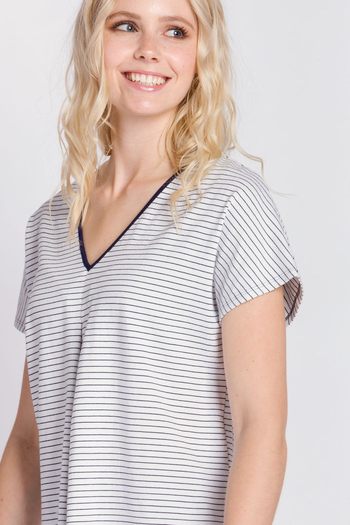 Amy | Women's Knit Short Sleeve Top