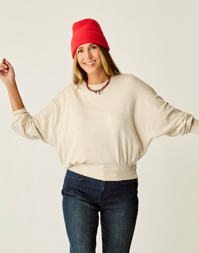Anneke Supersoft Dolman: Cement Heather