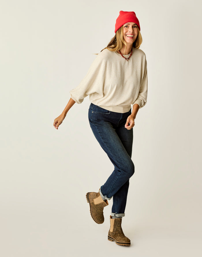 Anneke Supersoft Dolman: Cement Heather