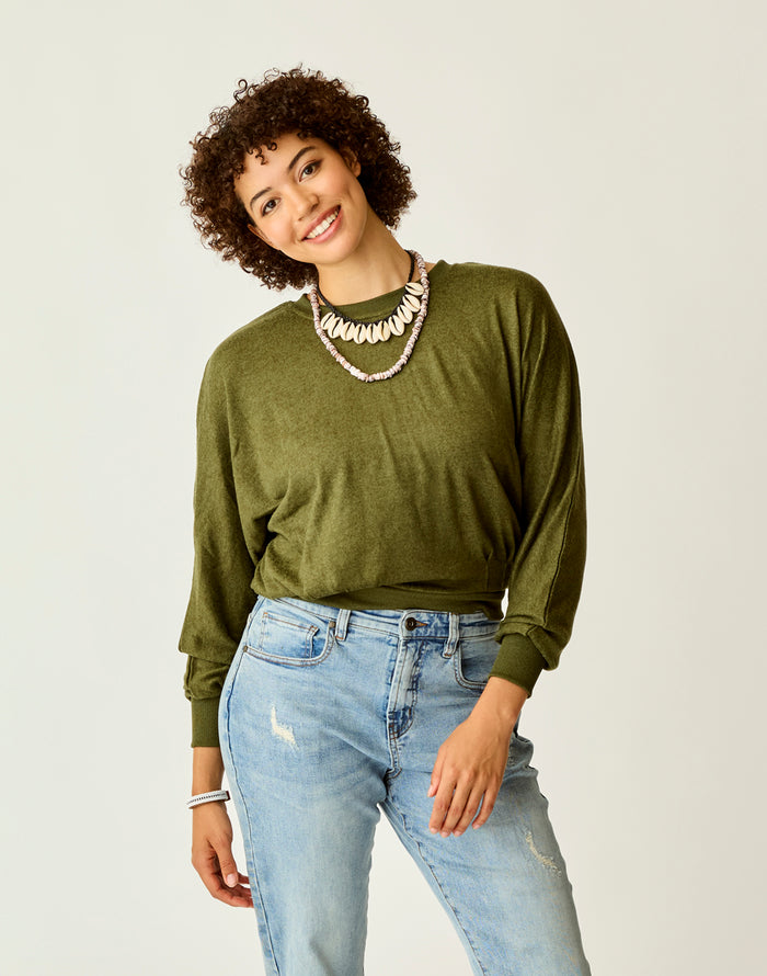 Anneke Supersoft Dolman: Fir Heather - FINAL SALE