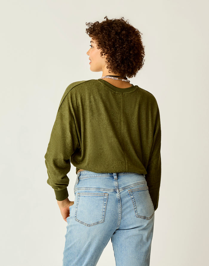 Anneke Supersoft Dolman: Fir Heather - FINAL SALE