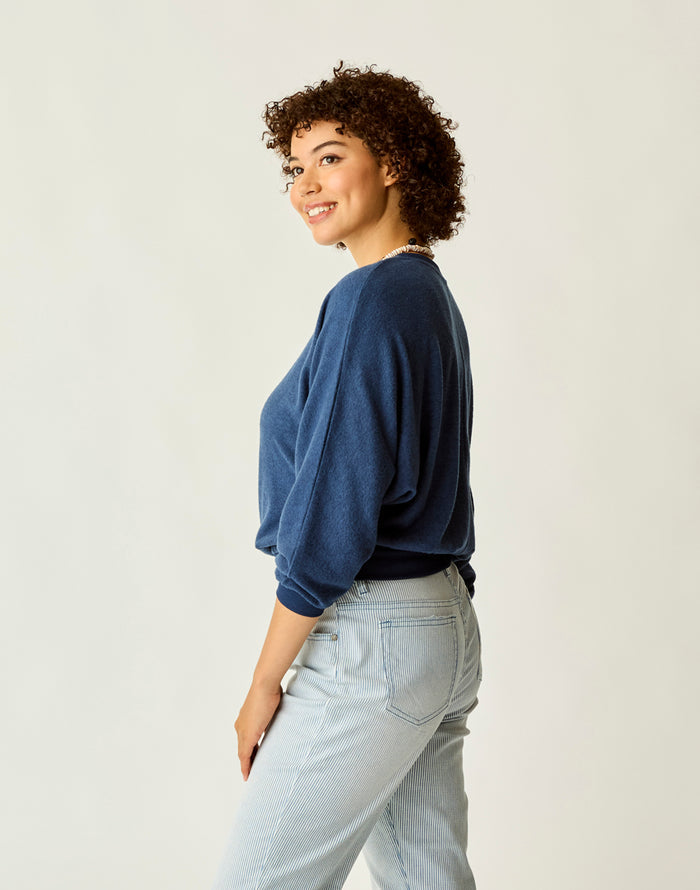 Anneke Supersoft Dolman: Navy Heather