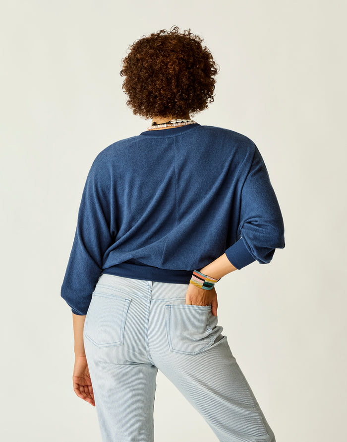 Anneke Supersoft Dolman: Navy Heather