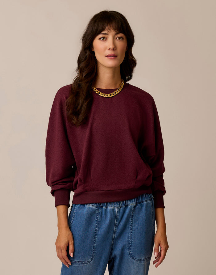 Anneke Supersoft Dolman: Sangria Heather