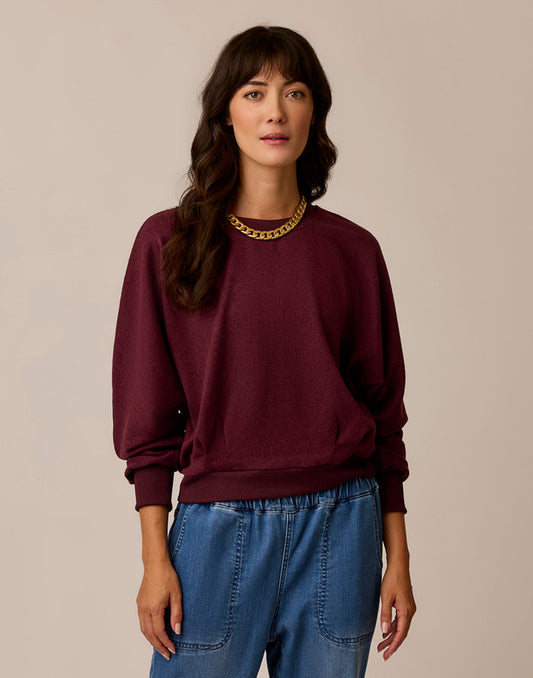 Anneke Supersoft Dolman: Sangria Heather