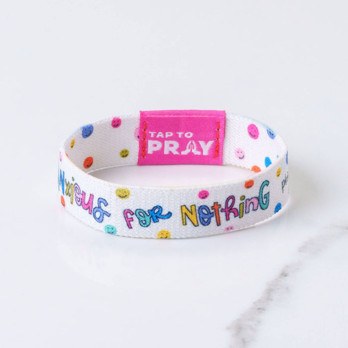 Anxious for Nothing | Kingfolk Series Wristband | Tap To Pray™