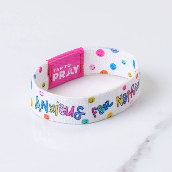 Anxious for Nothing | Kingfolk Series Wristband | Tap To Pray™
