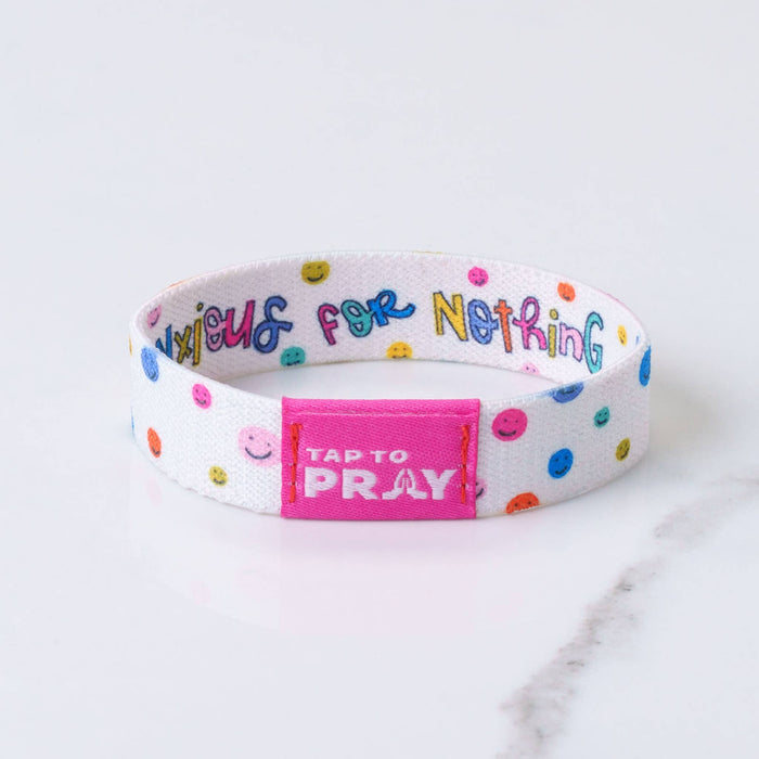 Anxious for Nothing | Kingfolk Series Wristband | Tap To Pray™