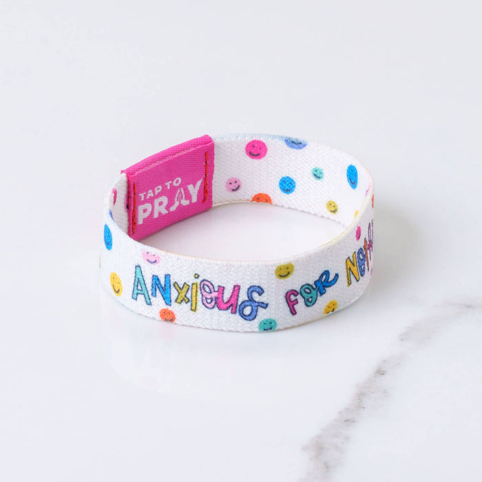 Anxious for Nothing | Kingfolk Series Wristband | Tap To Pray™