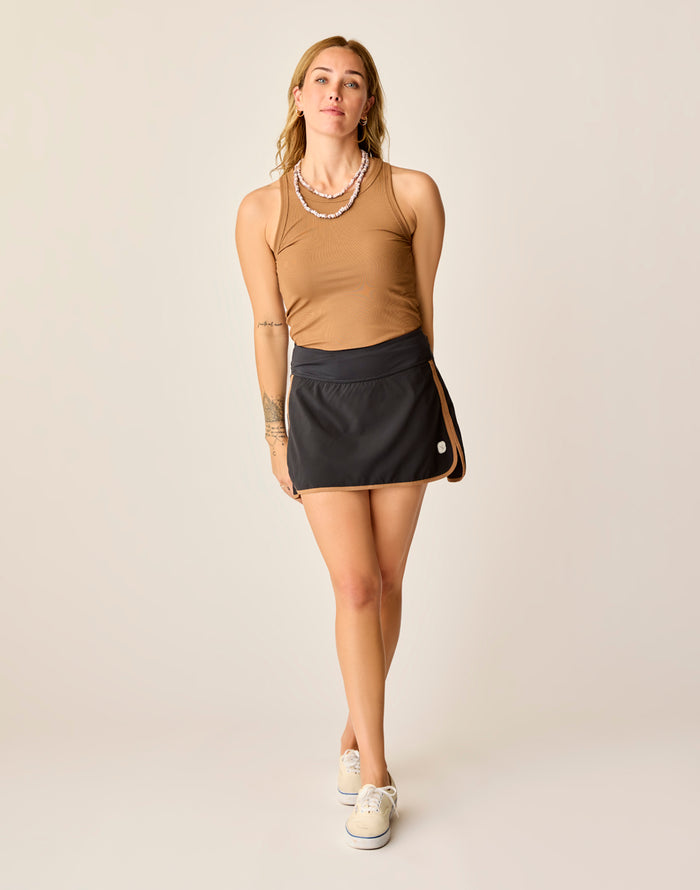 Anya Balsa Skort: Black - FINAL SALE