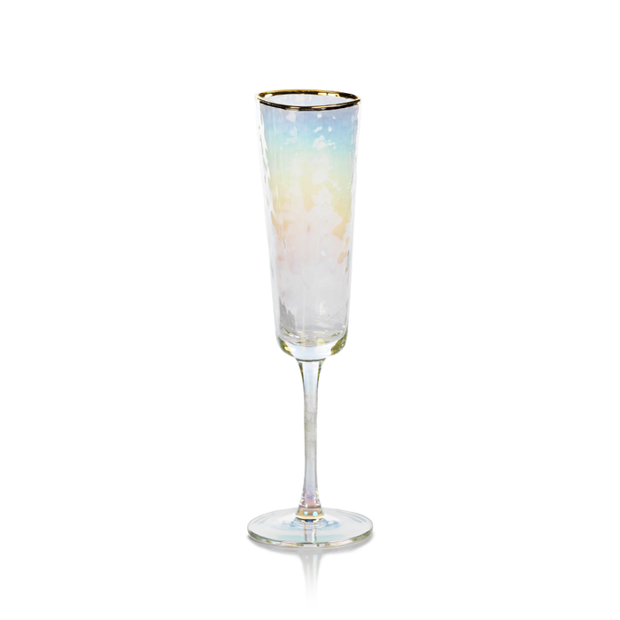 Aperitivo Triangular Stemware - Luster with Gold Rim (Single) - Drinkware by Carlyle Avenue
