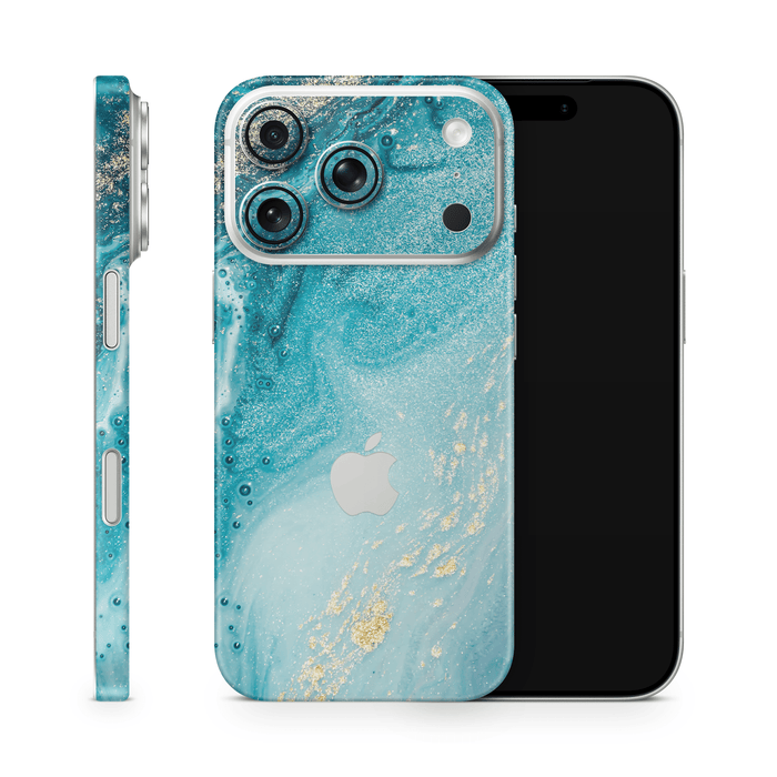 Aqua Beach Apple iPhone Decal Skins