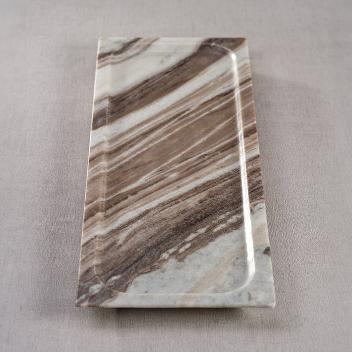 Arabescato Marble Tray - Trays by Carlyle Avenue