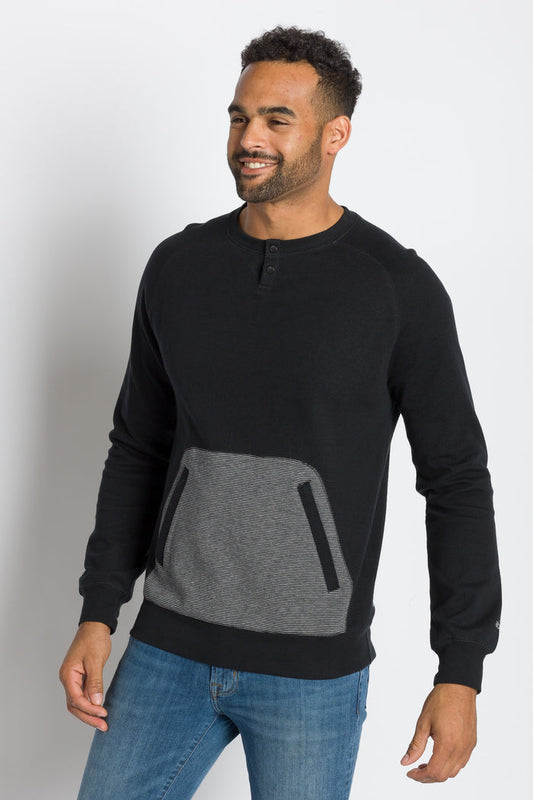 Ashe | Men's Plated Henley Top
