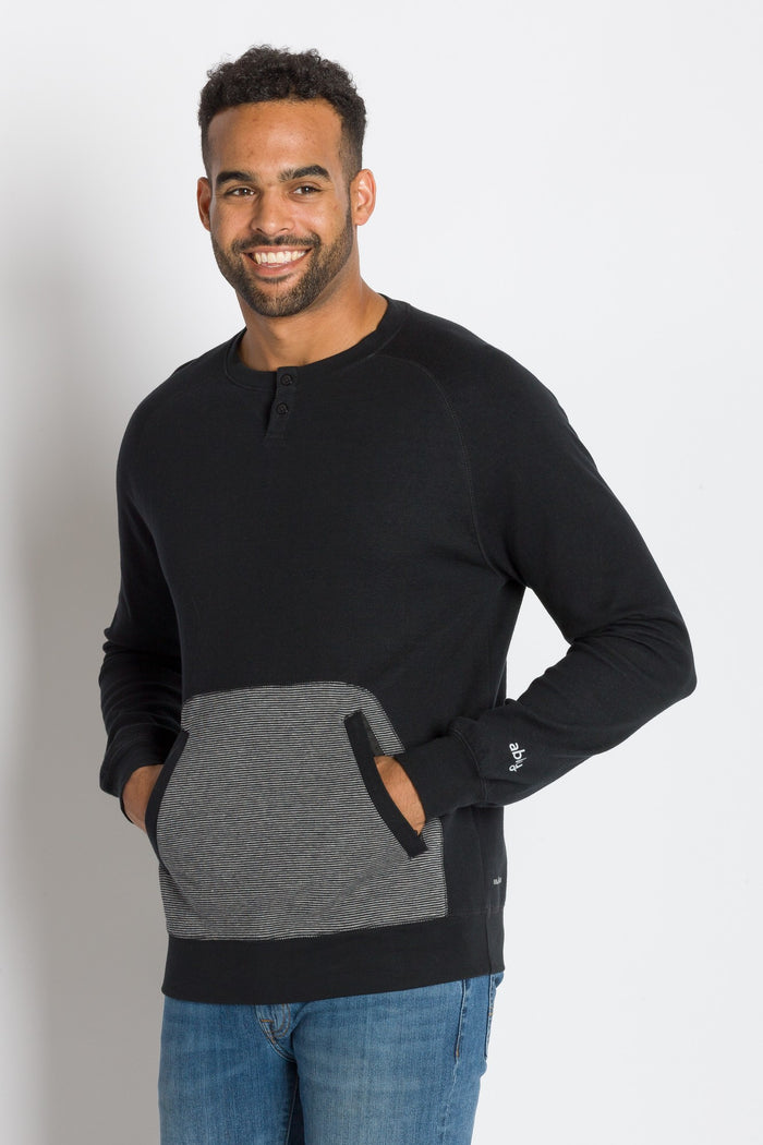 Ashe | Men's Plated Henley Top