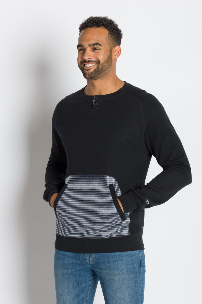 Ashe | Men's Plated Henley Top