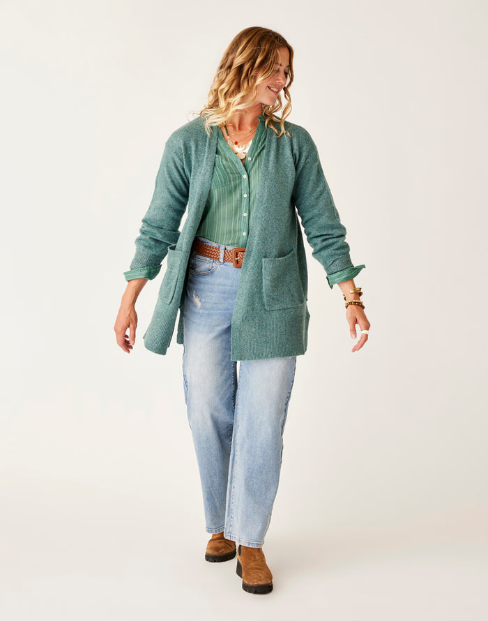 Aster Fuzzy Topper: Forest Heather - FINAL SALE