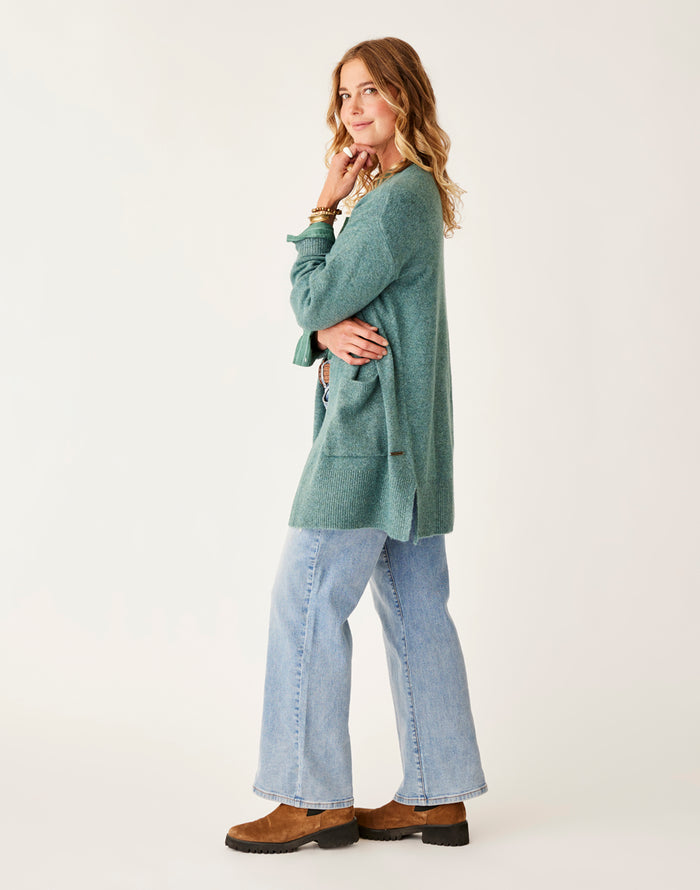 Aster Fuzzy Topper: Forest Heather - FINAL SALE
