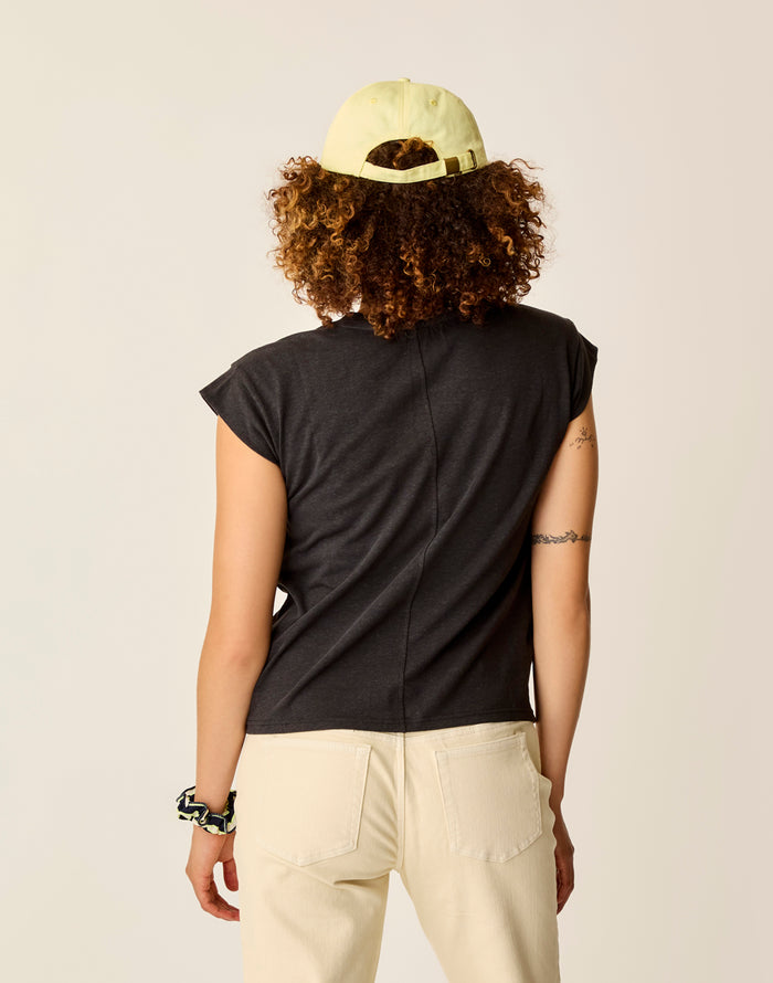 Astrid Hemp Tee: Black