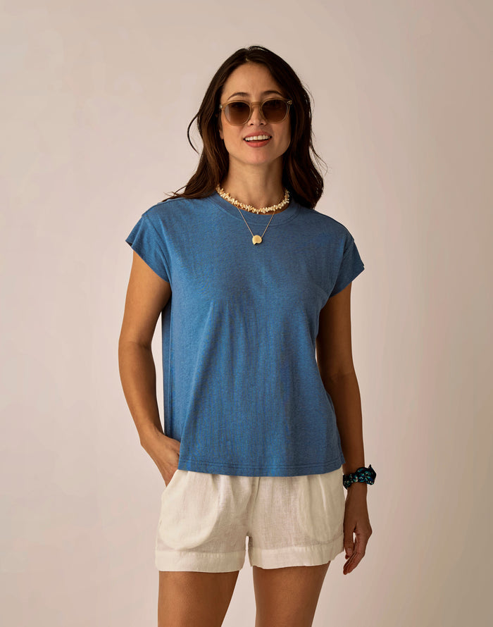 Astrid Hemp Tee: Captain