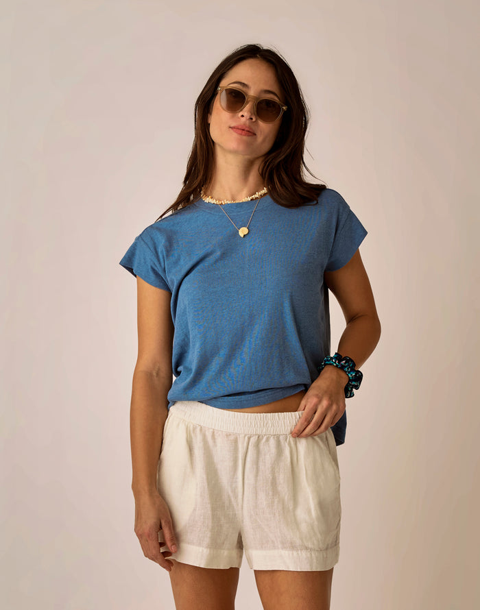 Astrid Hemp Tee: Captain
