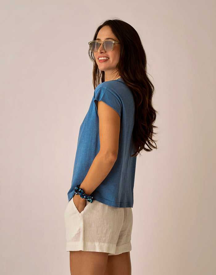 Astrid Hemp Tee: Captain