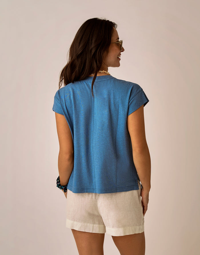 Astrid Hemp Tee: Captain