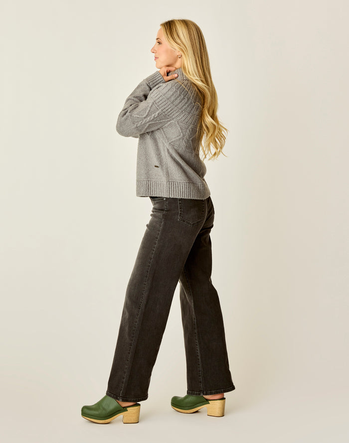 Audrey Wide Leg: Black