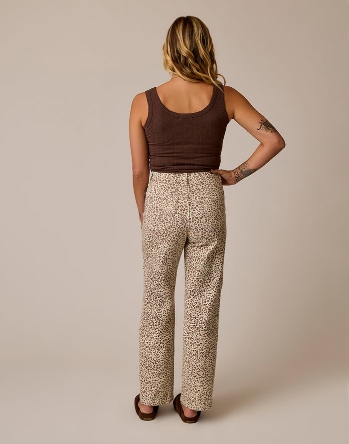 Audrey Wide Leg: Leopard