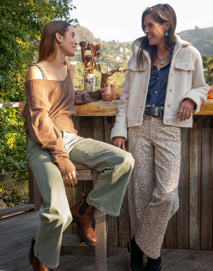 Audrey Wide Leg: Leopard