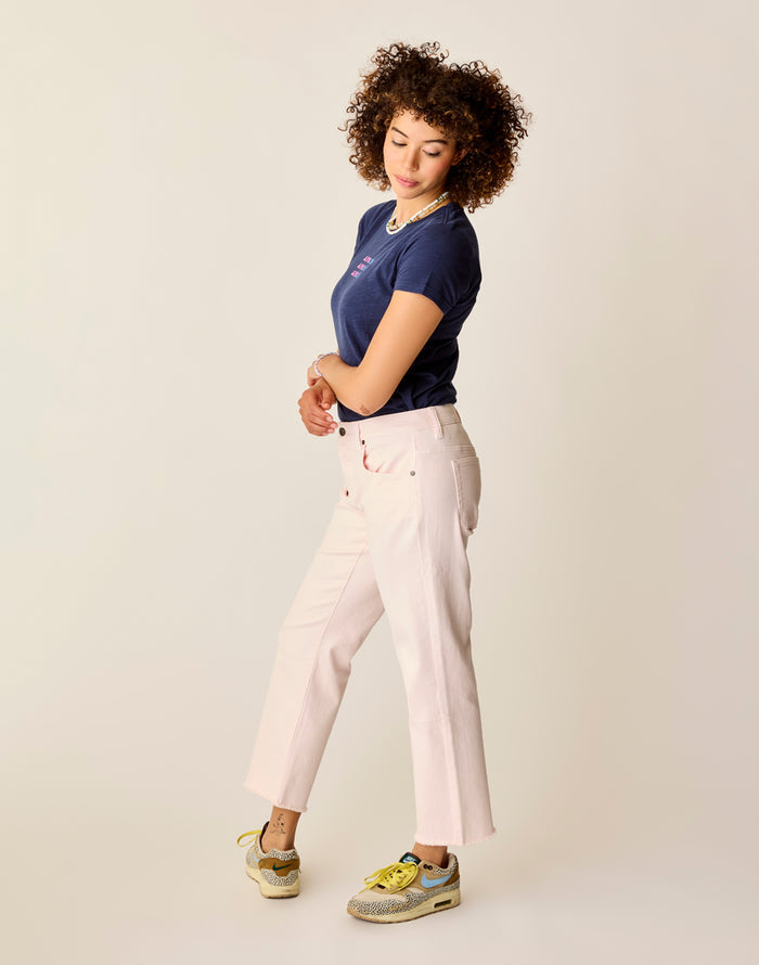 Austin Crop Jean: Pastel - FINAL SALE
