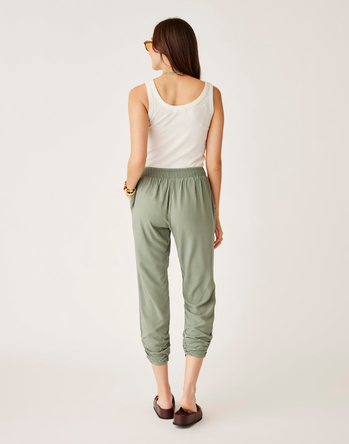 Avery Beach Pant: Light Cilantro - FINAL SALE