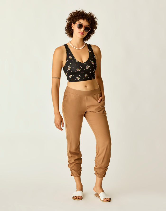 Avery Beach Pant: Rum - FINAL SALE