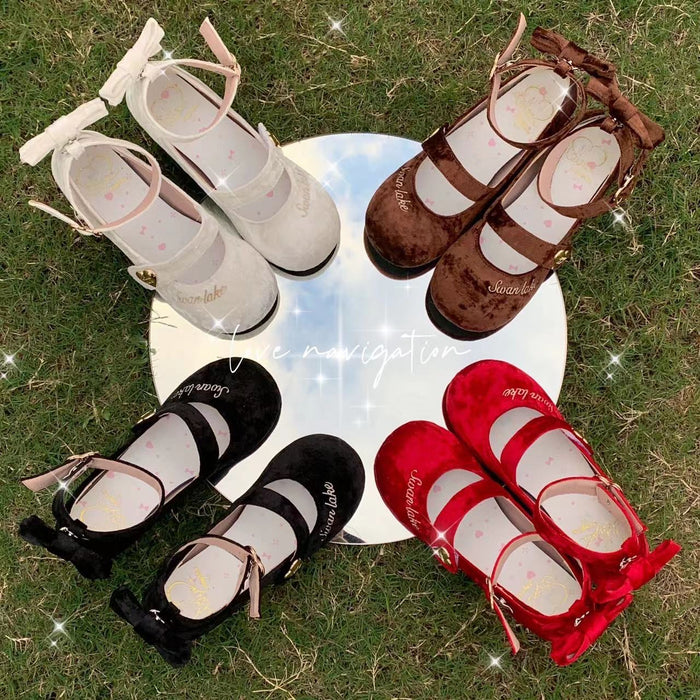 ♡ Baby Ballet ♡ - Velvet Dolly High Heels