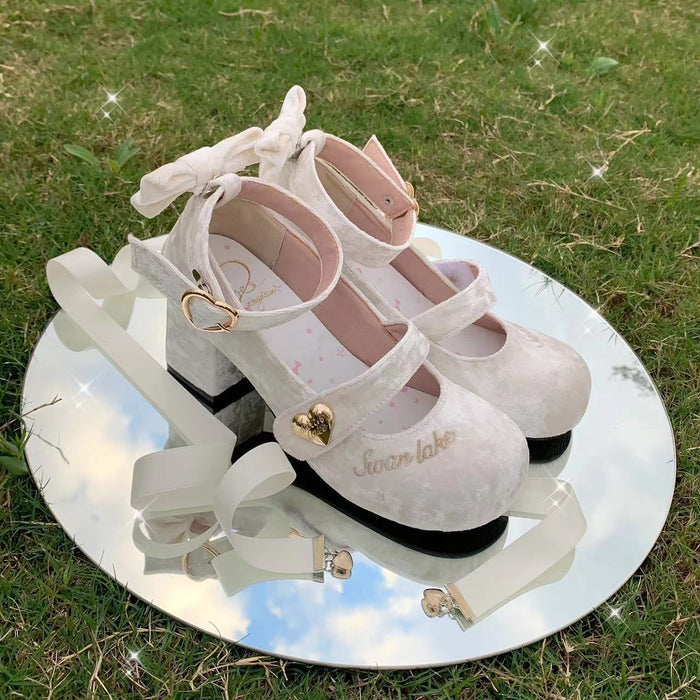 ♡ Baby Ballet ♡ - Velvet Dolly High Heels