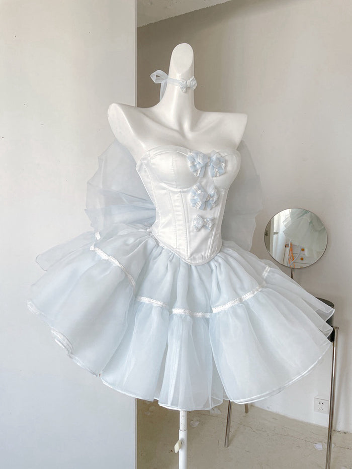 ♡ Baby Princess ♡ - Blue Dress Set