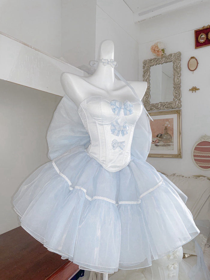 ♡ Baby Princess ♡ - Blue Dress Set