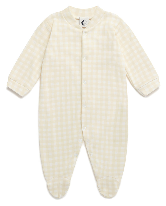 BABY SLEEPSUIT | BUTTERMILK