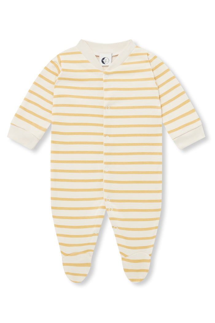 BABY SLEEPSUIT | CARAMEL BRETON