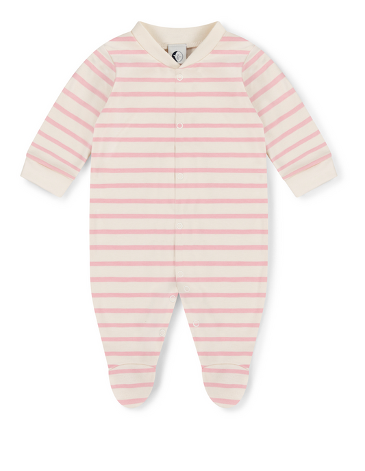 BABY SLEEPSUIT | PINK BRETON