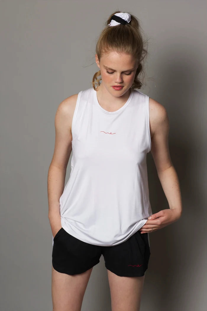 Bamboo Vest Top | White
