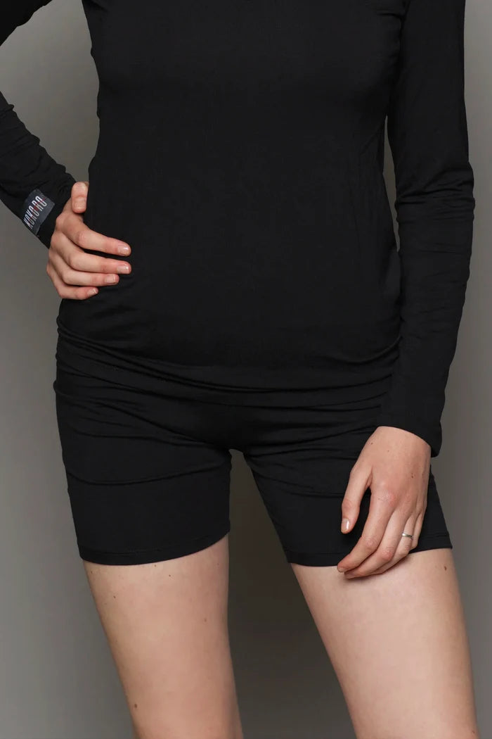 Bamboo Yoga Shorts | Black