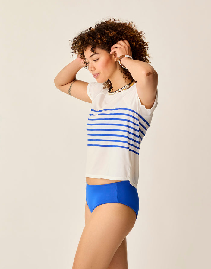 Banzai Top: Billie Blue Stripe - FINAL SALE