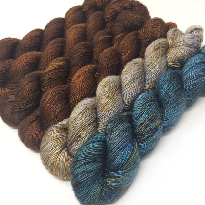 Bark - wholesale- 70/30 merino silk single ply